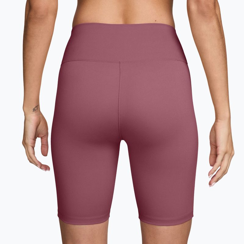 Дамски тренировъчни шорти Nike One Pink Smoke/White 2