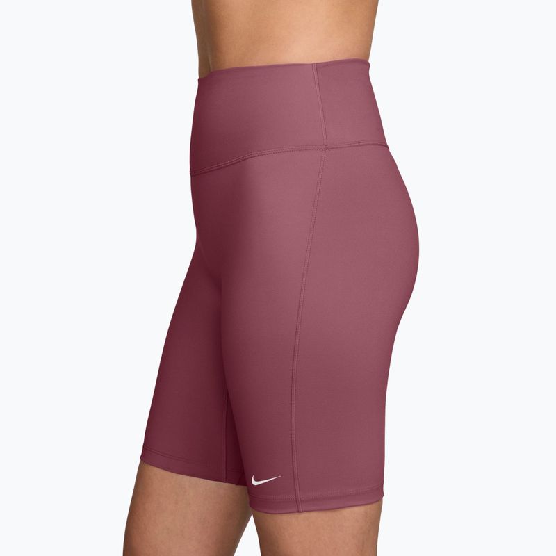 Дамски тренировъчни шорти Nike One Pink Smoke/White 3