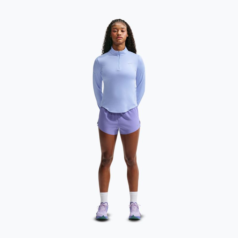 Дамски суитшърт за бягане Nike Swift Dri-FIT UV 1/4-Zip aluminum 2