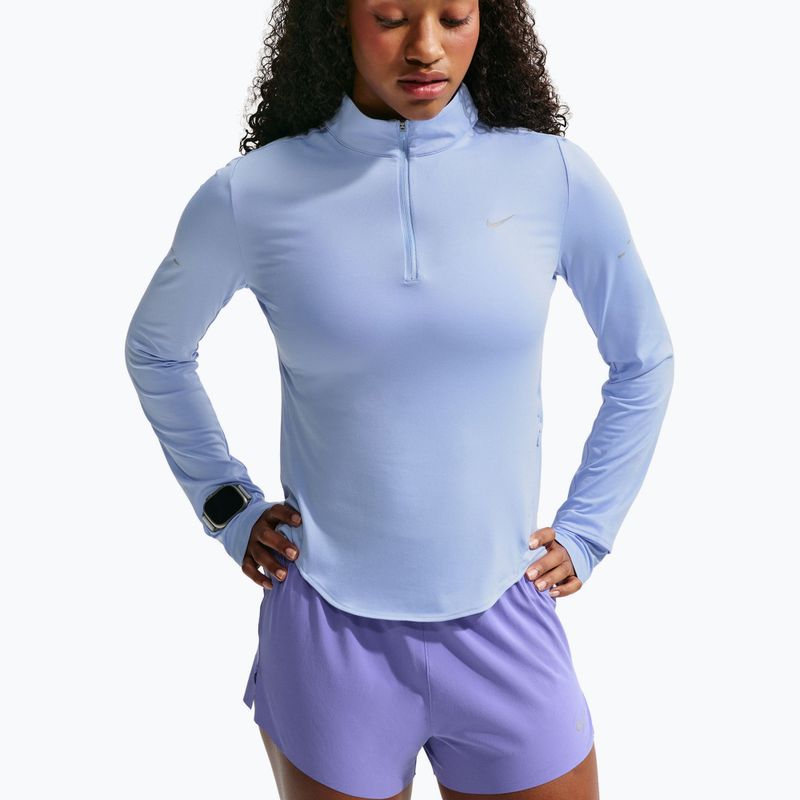 Дамски суитшърт за бягане Nike Swift Dri-FIT UV 1/4-Zip aluminum 4