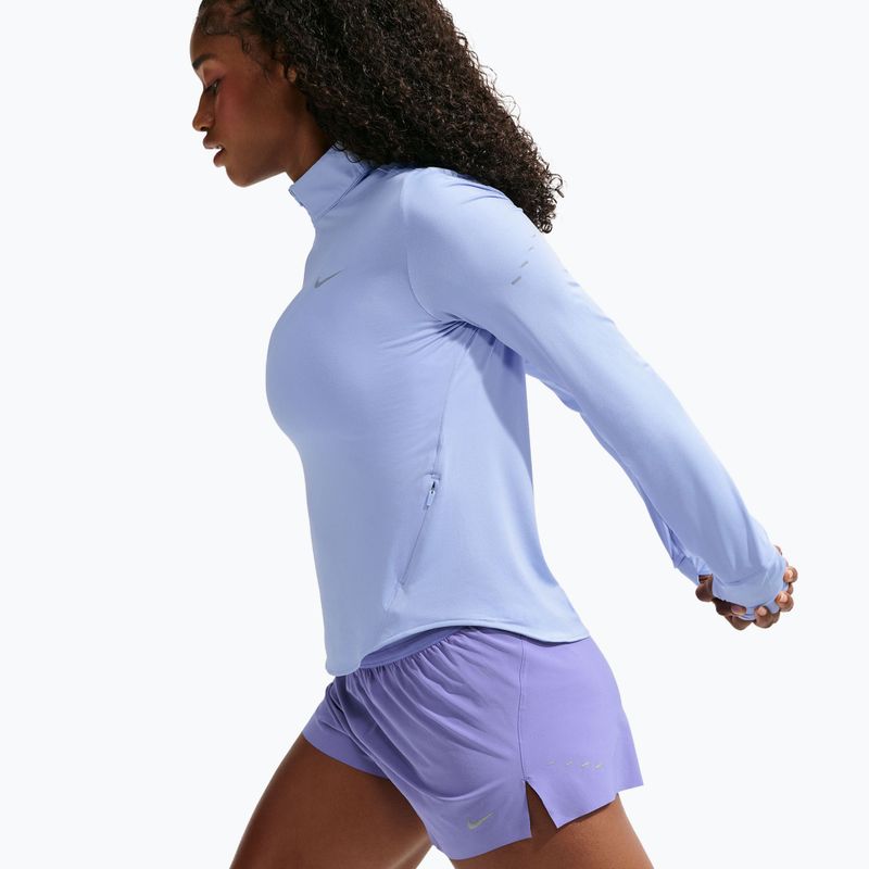 Дамски суитшърт за бягане Nike Swift Dri-FIT UV 1/4-Zip aluminum 6