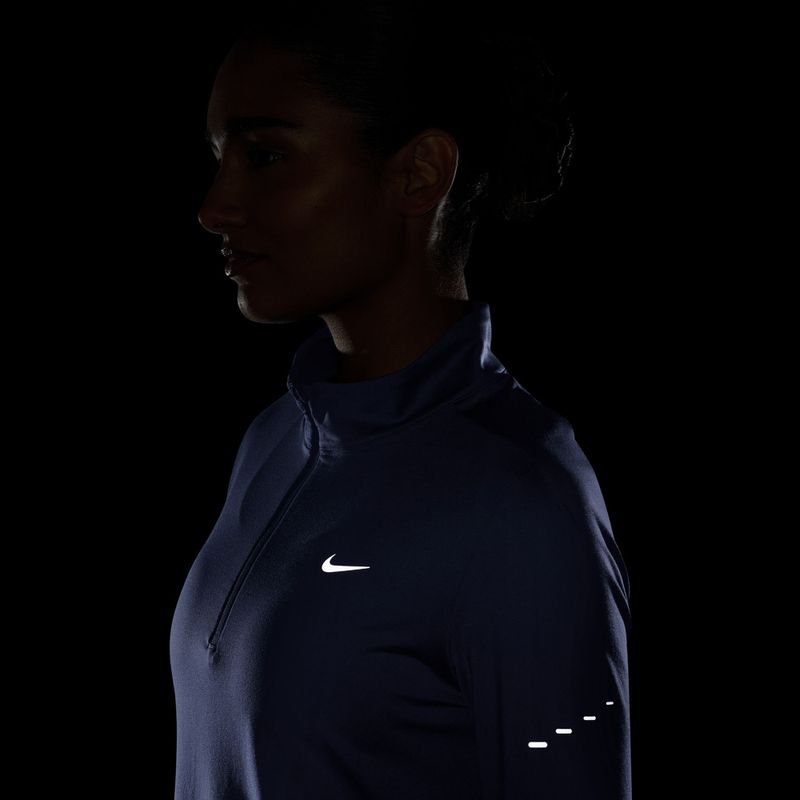Дамски суитшърт за бягане Nike Swift Dri-FIT UV 1/4-Zip aluminum 8