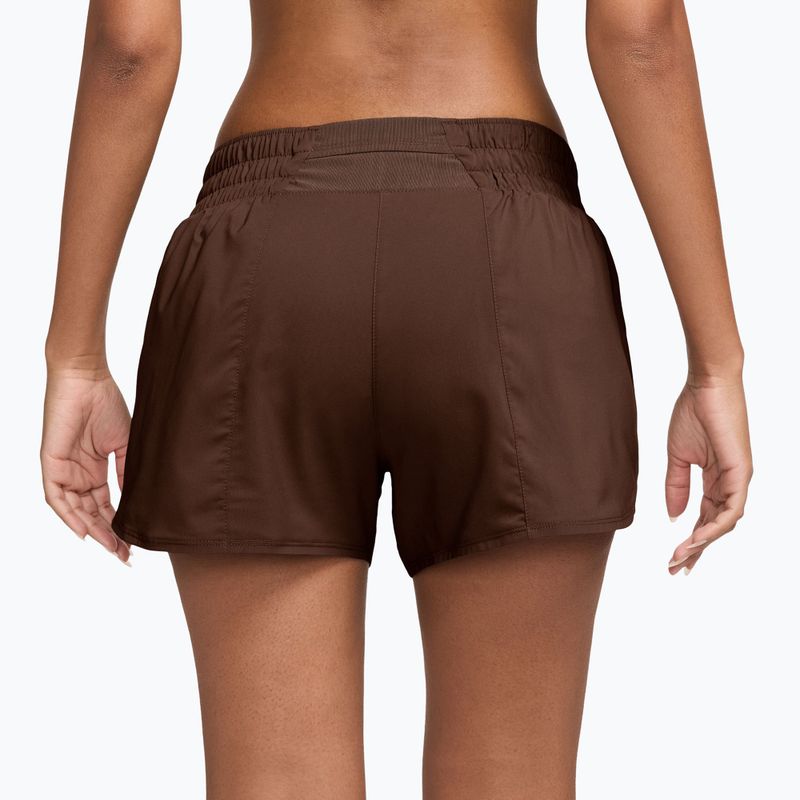 Дамски шорти Nike One Dri-Fit 3" cacao wow/white 2