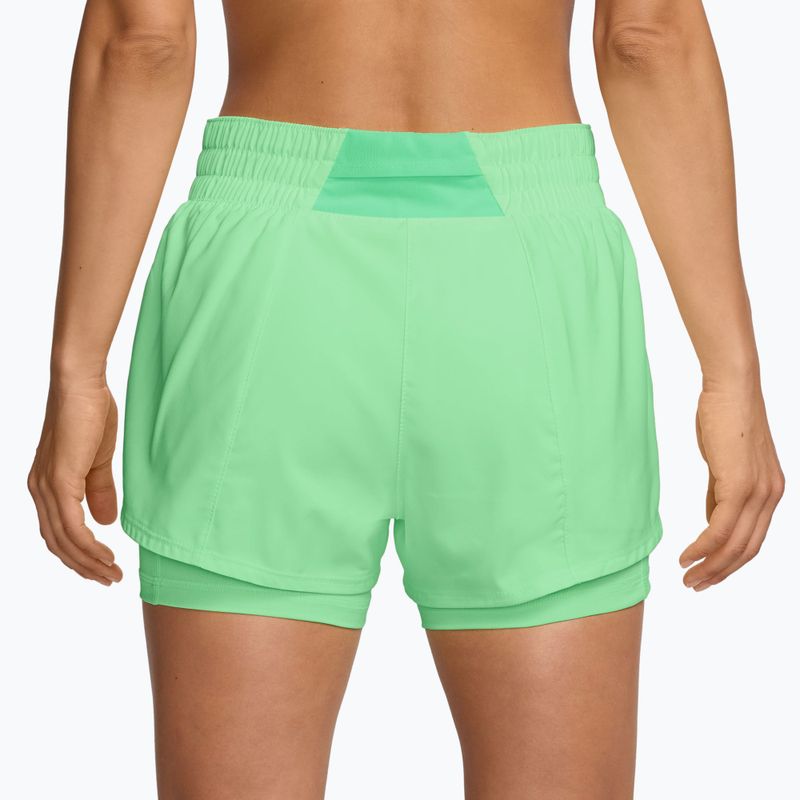 Дамски тренировъчни шорти Nike One cucumber calm/white 2
