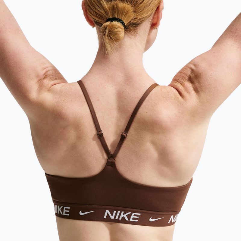 Дамски спортен сутиен Nike Dri-Fit Indy Light Support cacao wow 5