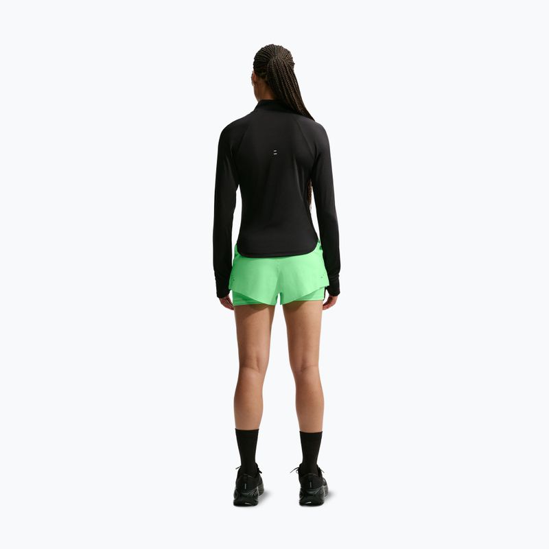 Дамски шорти за бягане Nike Swift Mid-Rise 2in1 illusion green 3