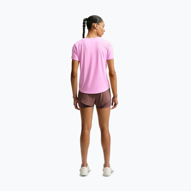 Дамска тренировъчна тениска Nike One Classic pink rise/white 3