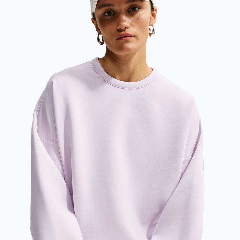 Дамски суитшърт за тренировка Nike 24.7 ImpossiblySoft Bleached Lilac/Platinum Violet 4