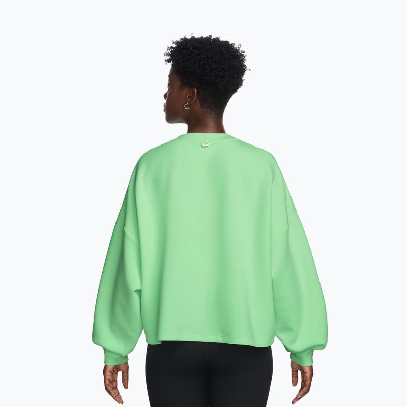 Дамски суитшърт за тренировка Nike 24.7 ImpossiblySoft Cucumber Calm/Illusion Green 2