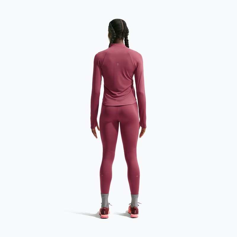 Дамски суитшърт за бягане Nike Tempo Dri-Fit 1/4 Zip pink smoke 3