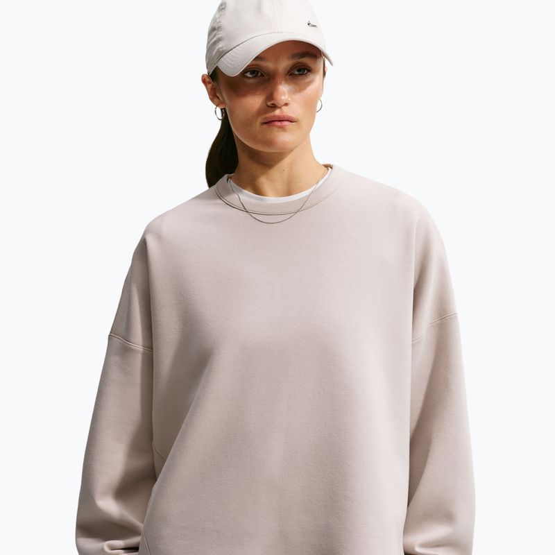 Дамски суитшърт за тренировка Nike 24.7 ImpossiblySoft Cream Ii/Cream Ii/College Grey 4