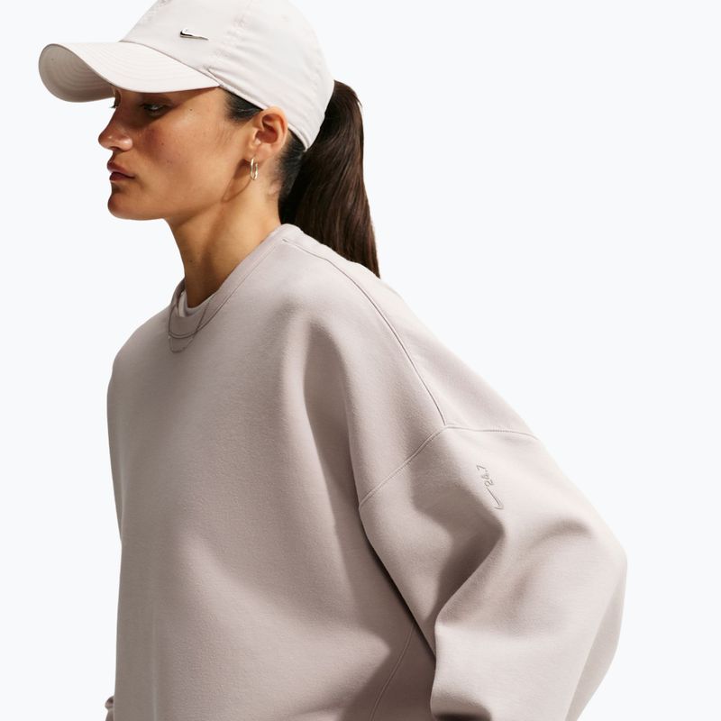 Дамски суитшърт за тренировка Nike 24.7 ImpossiblySoft Cream Ii/Cream Ii/College Grey 5