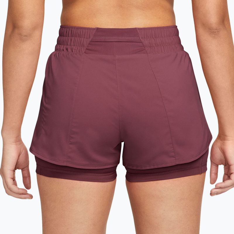 Дамски тренировъчни шорти Nike One pink smoke/white 2