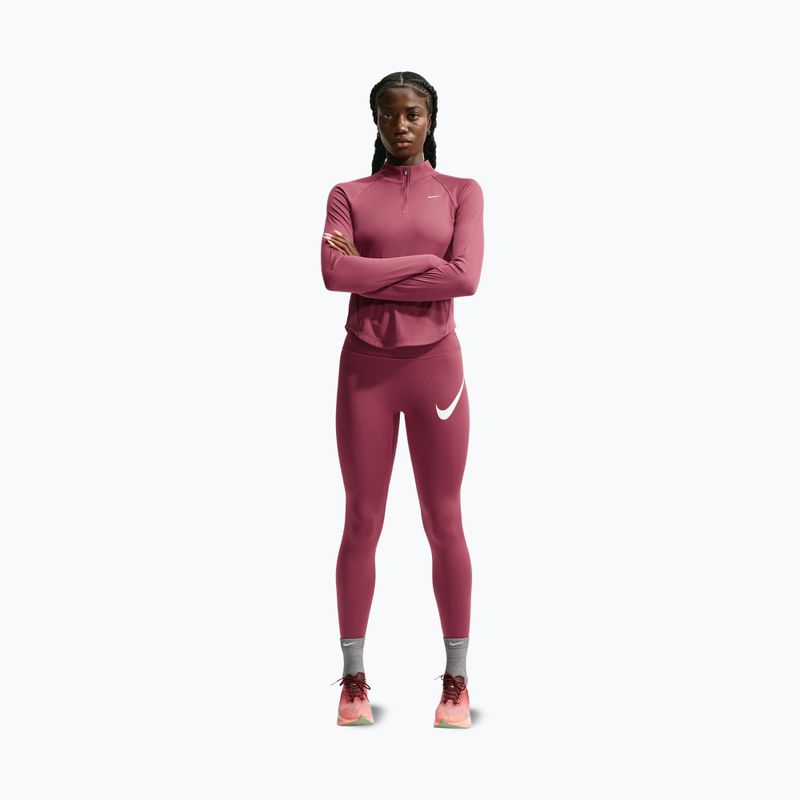 Дамски клин Nike Tempo Swoosh Run pink smoke/white 2