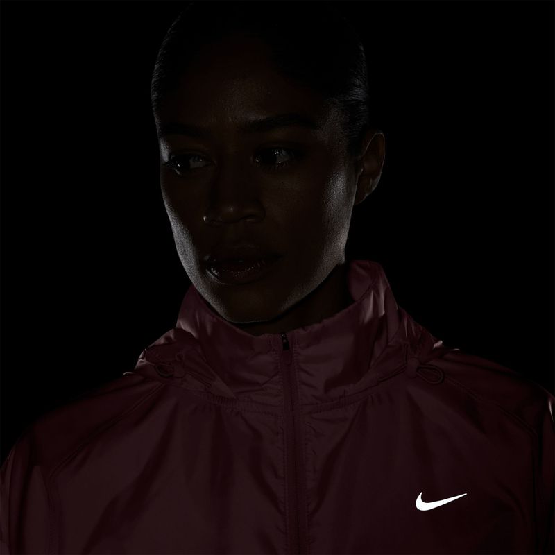 Дамско яке за бягане Nike Tempo Repel pink smoke 4