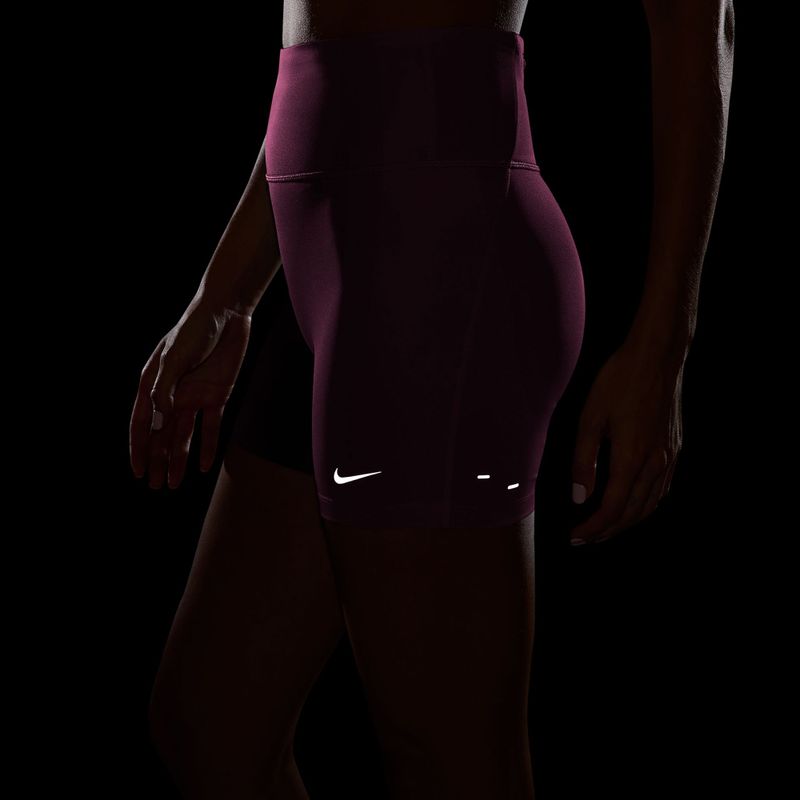 Дамски шорти за бягане Nike Tempo pink rise 6