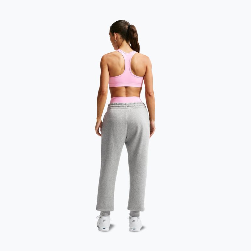 Спортен сутиен Nike Swoosh pink rise/white 3