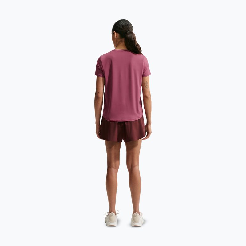 Дамска тренировъчна тениска Nike One Classic pink smoke/white 3