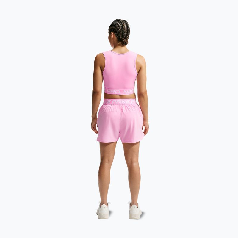 Дамска тениска Nike Pro pink rise/white 3