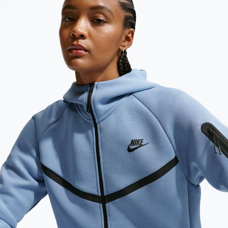 Дамски суитшърт Nike Sportswear Tech Fleece Windrunner work blue/black 5