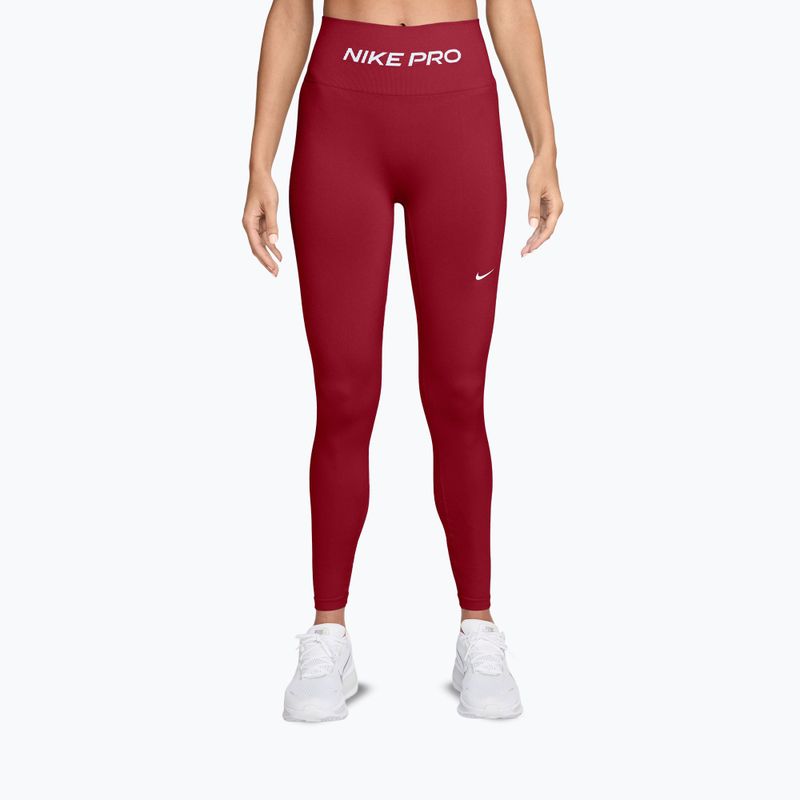 Дамски клин Nike Pro Seamless tough red/white