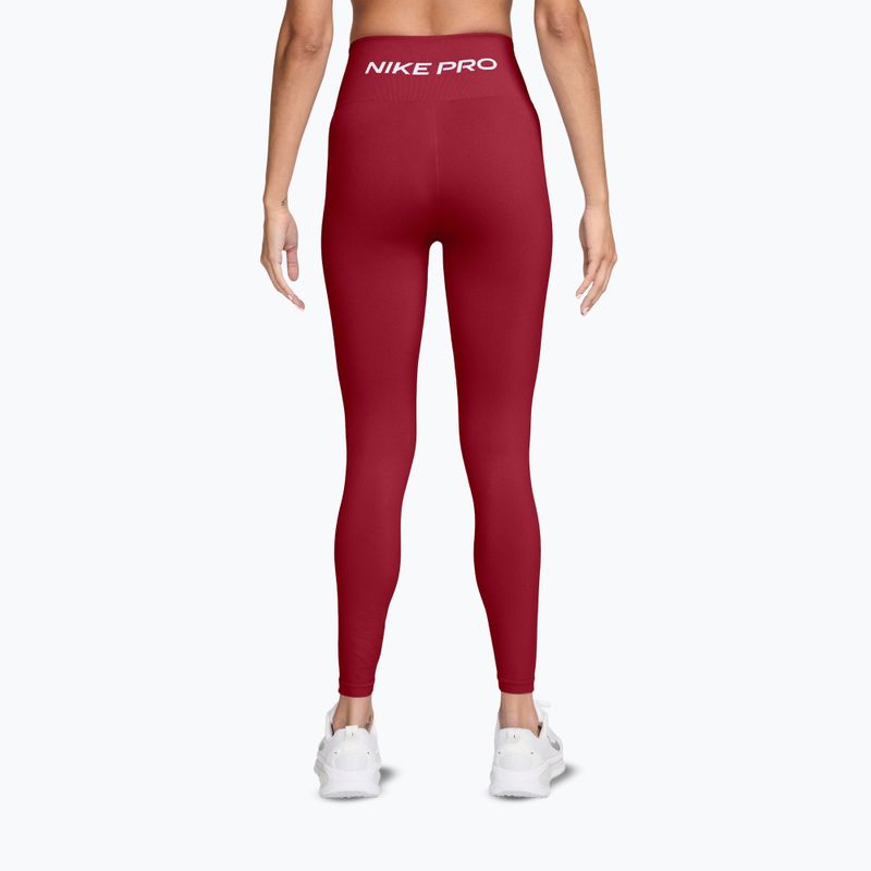 Дамски клин Nike Pro Seamless tough red/white 2