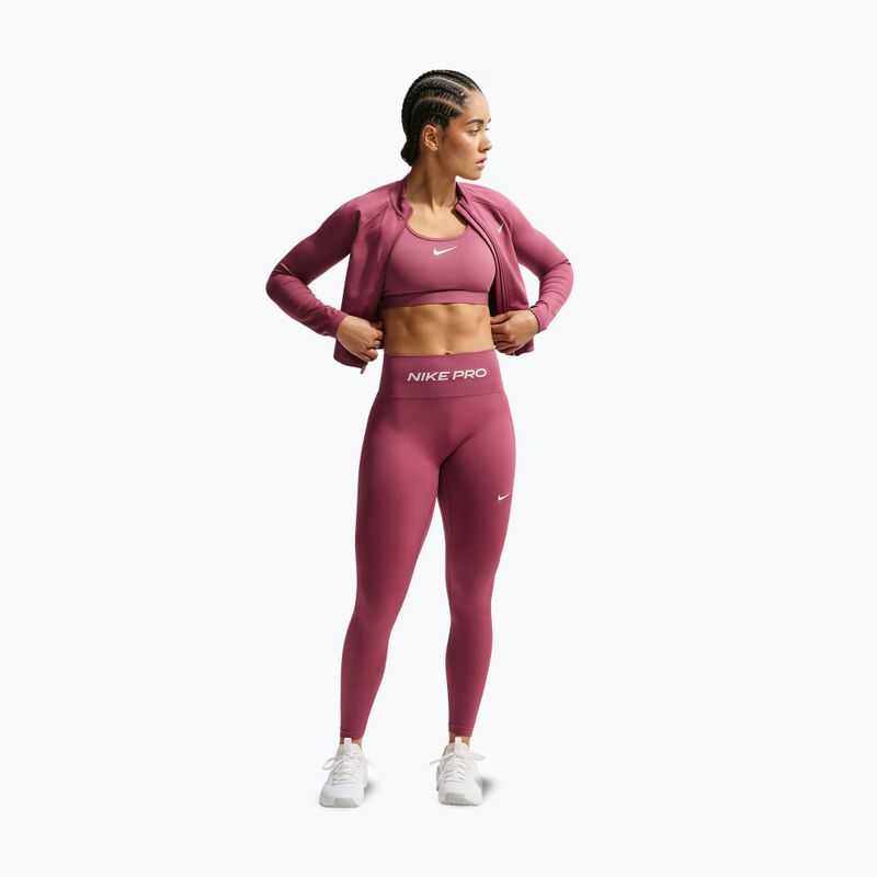 Дамски клин Nike Pro Seamless pink smoke/white 2