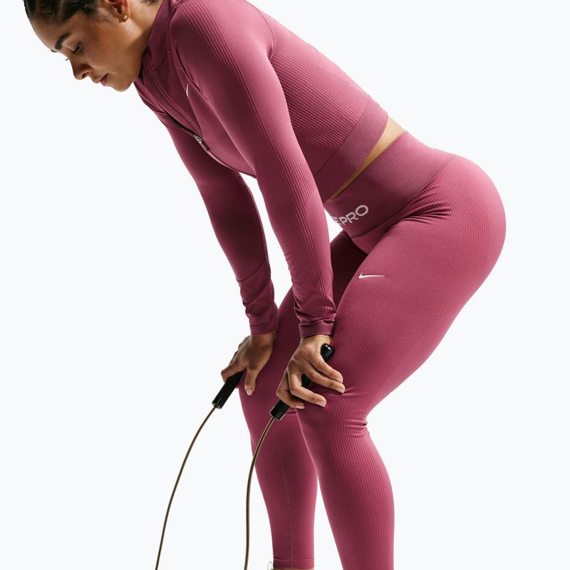 Дамски клин Nike Pro Seamless pink smoke/white 5