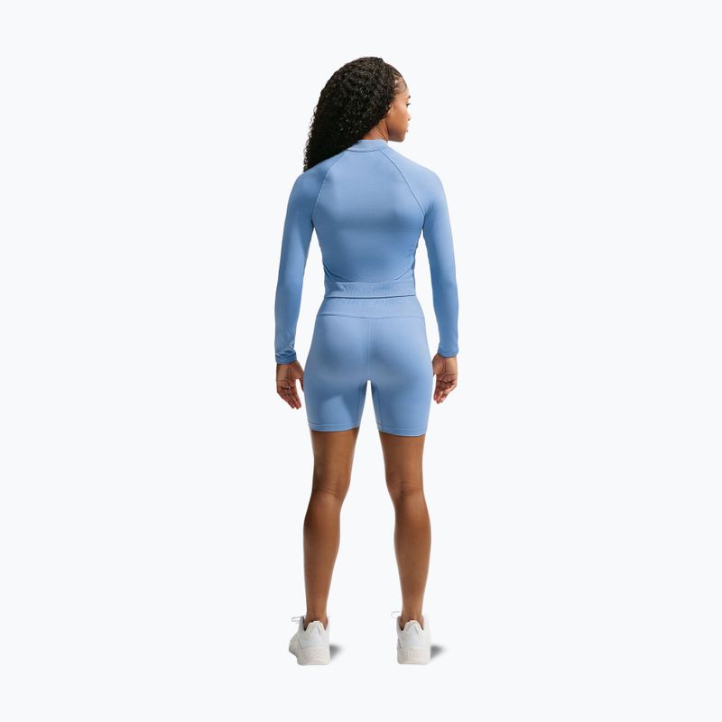 Дамски суитшърт за тренировка Nike Pro Seamless work blue 3