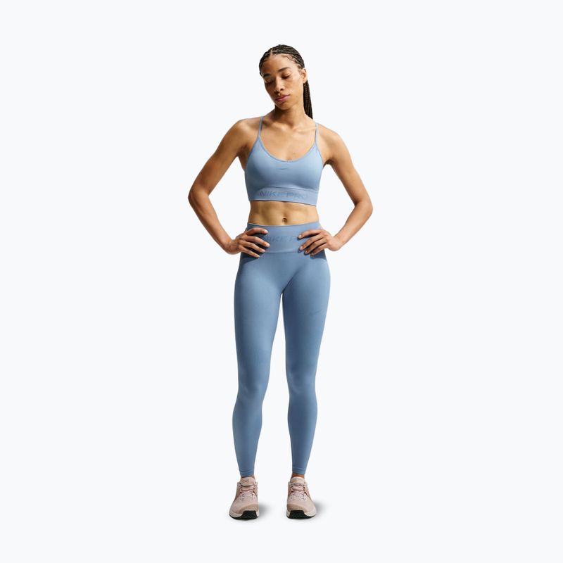 Спортен сутиен Nike Pro Seamless work blue 2