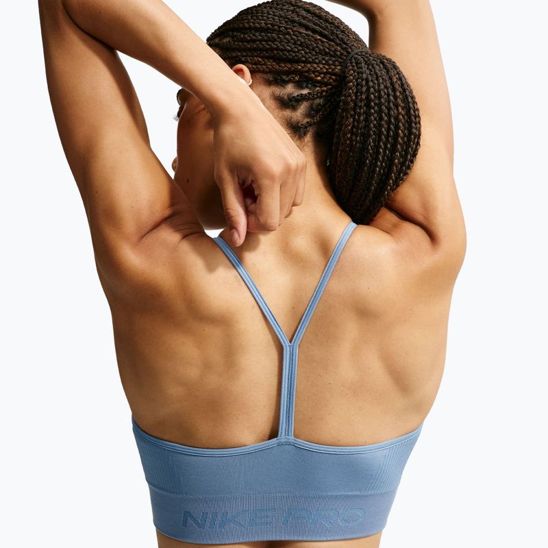 Спортен сутиен Nike Pro Seamless work blue 4