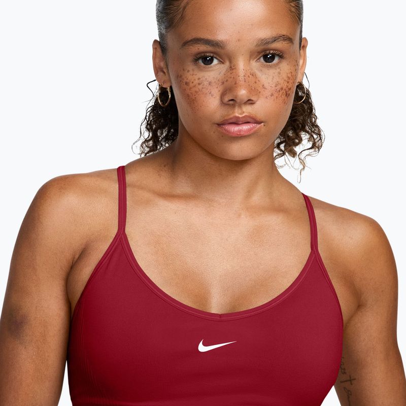 Спортен сутиен Nike Pro Seamless tough red/white 3