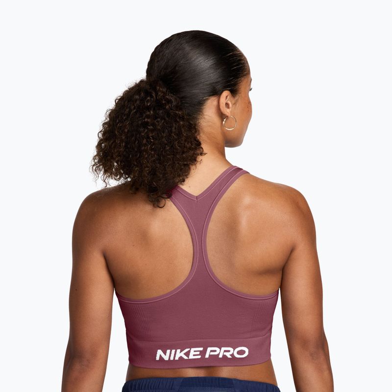 Тренировъчен топ Nike Pro Seamless pink smoke/white 2