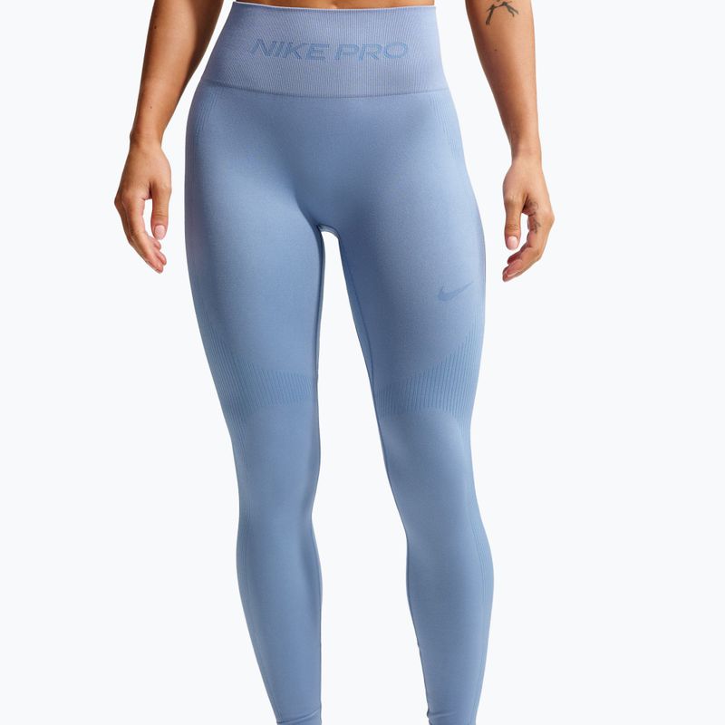 Дамски клин Nike Pro Seamless work blue 3