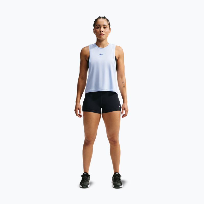 Дамска тренировъчна тениска Nike Pro hydrogen blue/old royal 2