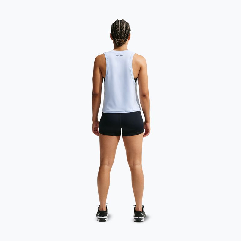 Дамска тренировъчна тениска Nike Pro hydrogen blue/old royal 3