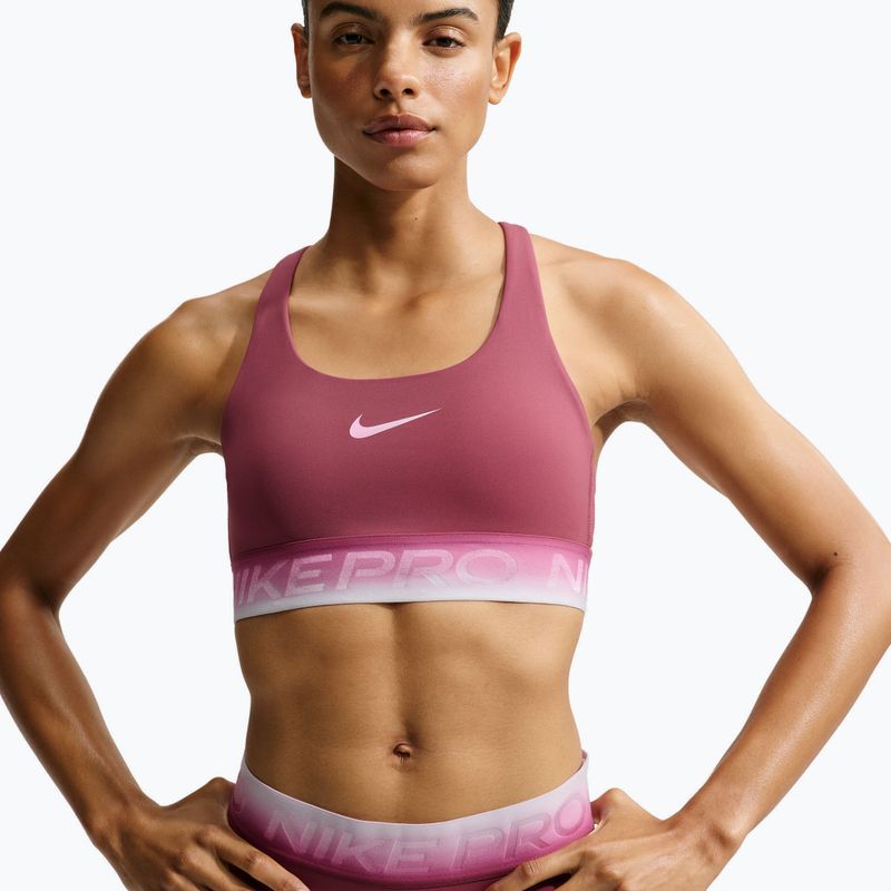 Спортен сутиен Nike Pro pink smoke/pink smoke/pink rise