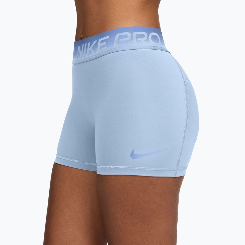 Дамски тренировъчни шорти Nike Pro hydrogen blue/aluminum 3