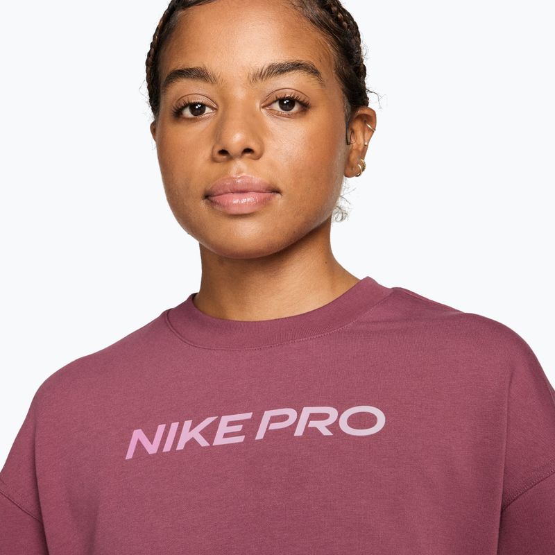 Дамска блуза с дълъг ръкав Nike Pro pink smoke/bleached lilac 3