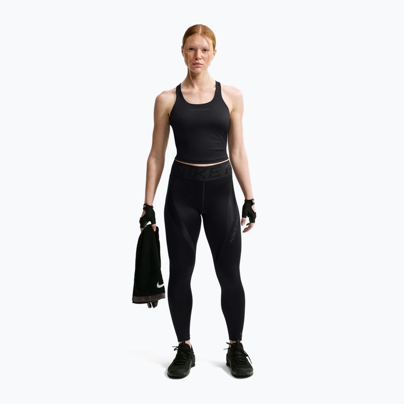 Дамски тренировъчен клин Nike Pro Sculpt High-Waisted 7/8 black/black 2