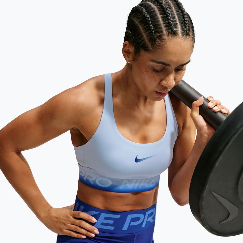 Спортен сутиен Nike Pro hydrogen blue/hydrogen blue/old royal 3