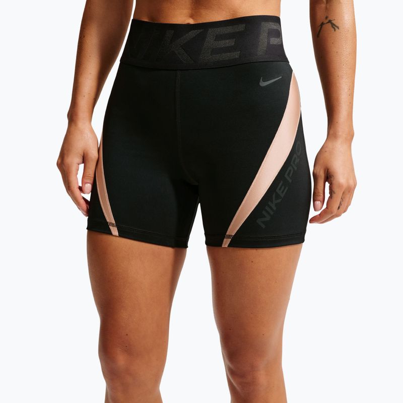 Дамски тренировъчни шорти Nike Pro Sculpt black/linen/black/black 4