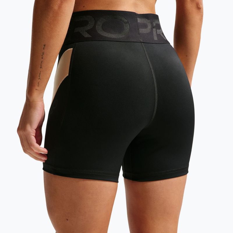 Дамски тренировъчни шорти Nike Pro Sculpt black/linen/black/black 6