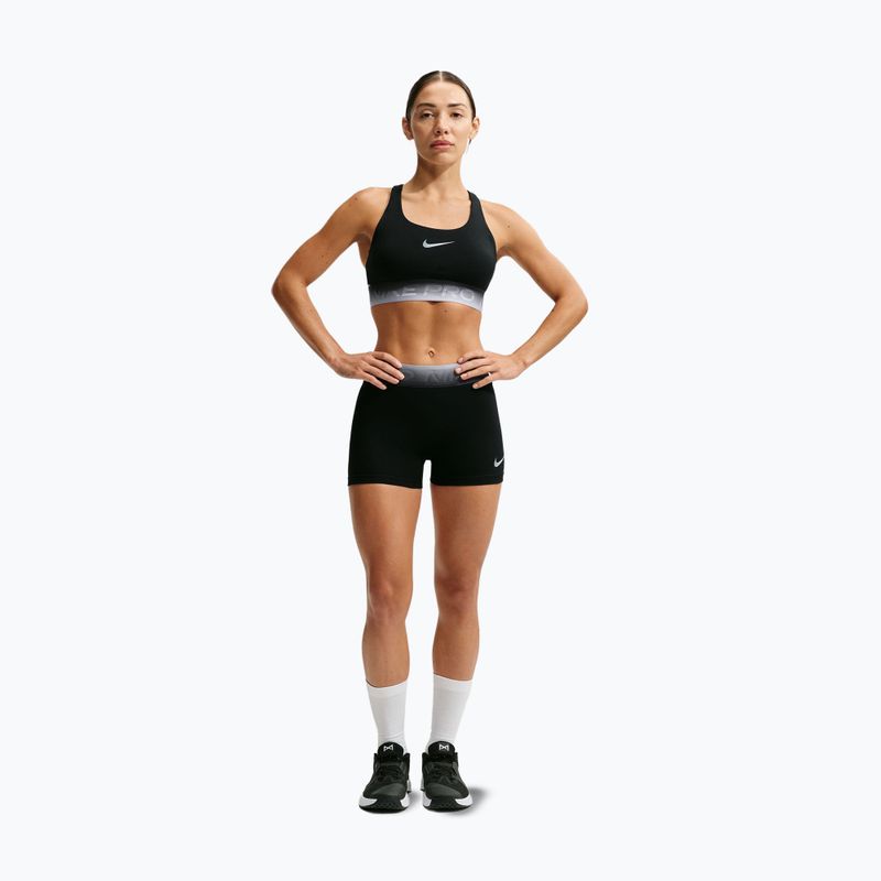 Спортен сутиен Nike Pro black/black/ghost/smoke grey 7