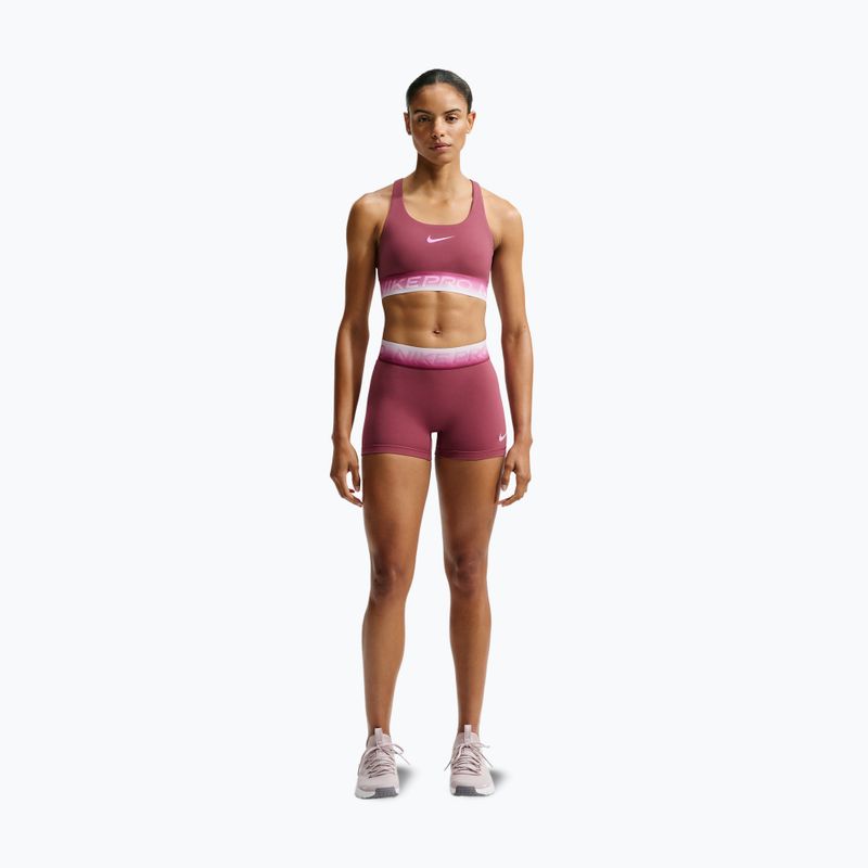 Дамски тренировъчни шорти Nike Pro pink smoke/bleached lilac 2