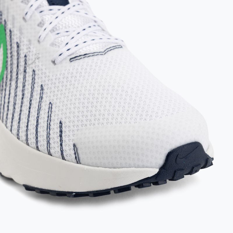 Мъжки обувки за бягане Nike Run Defy White/Midnight Navy/Green Spark 7
