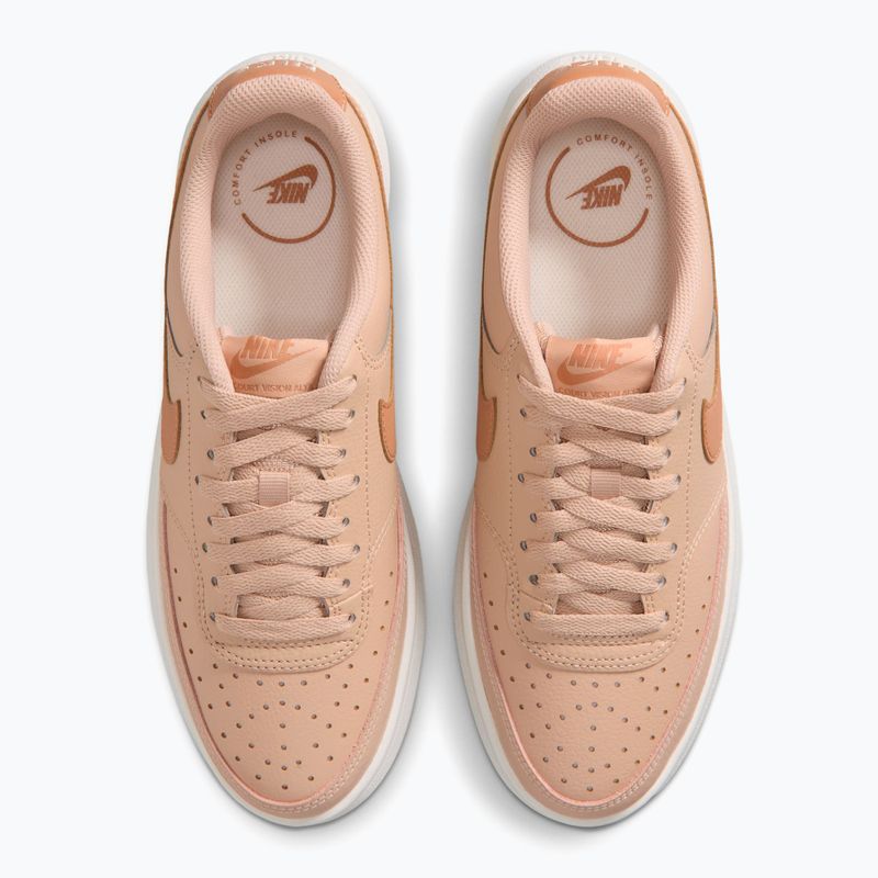 Дамски обувки Nike Court Vision Alta shimmer/sail/light cognac 4