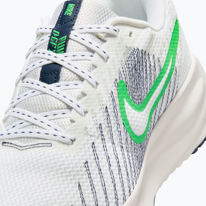 Мъжки обувки за бягане Nike Run Defy White/Midnight Navy/Green Spark 7