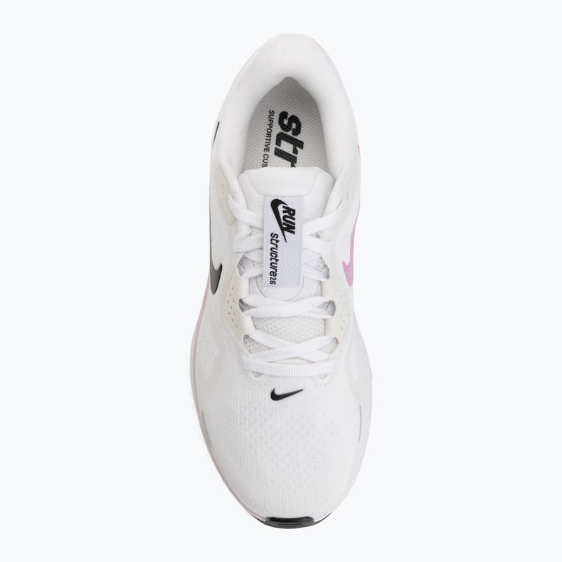 Дамски обувки за бягане Nike Structure 26 white/bleached lilac/light magenta/black 5
