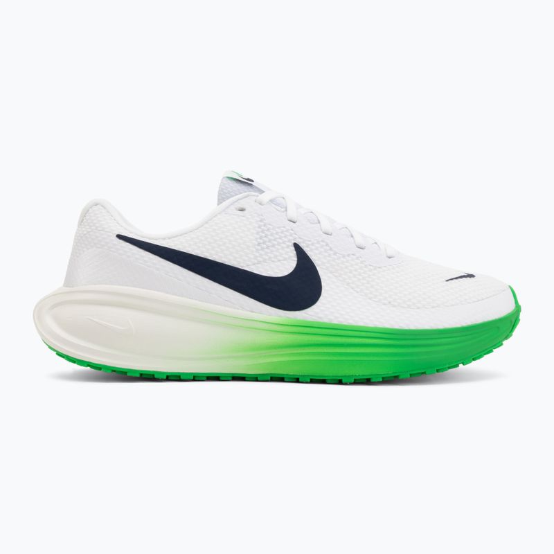Мъжки обувки за бягане Nike Revolution 8 white/green spark/midnight navy 2